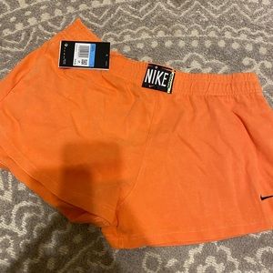 BRAND NEW orange Nike loose fit shorts